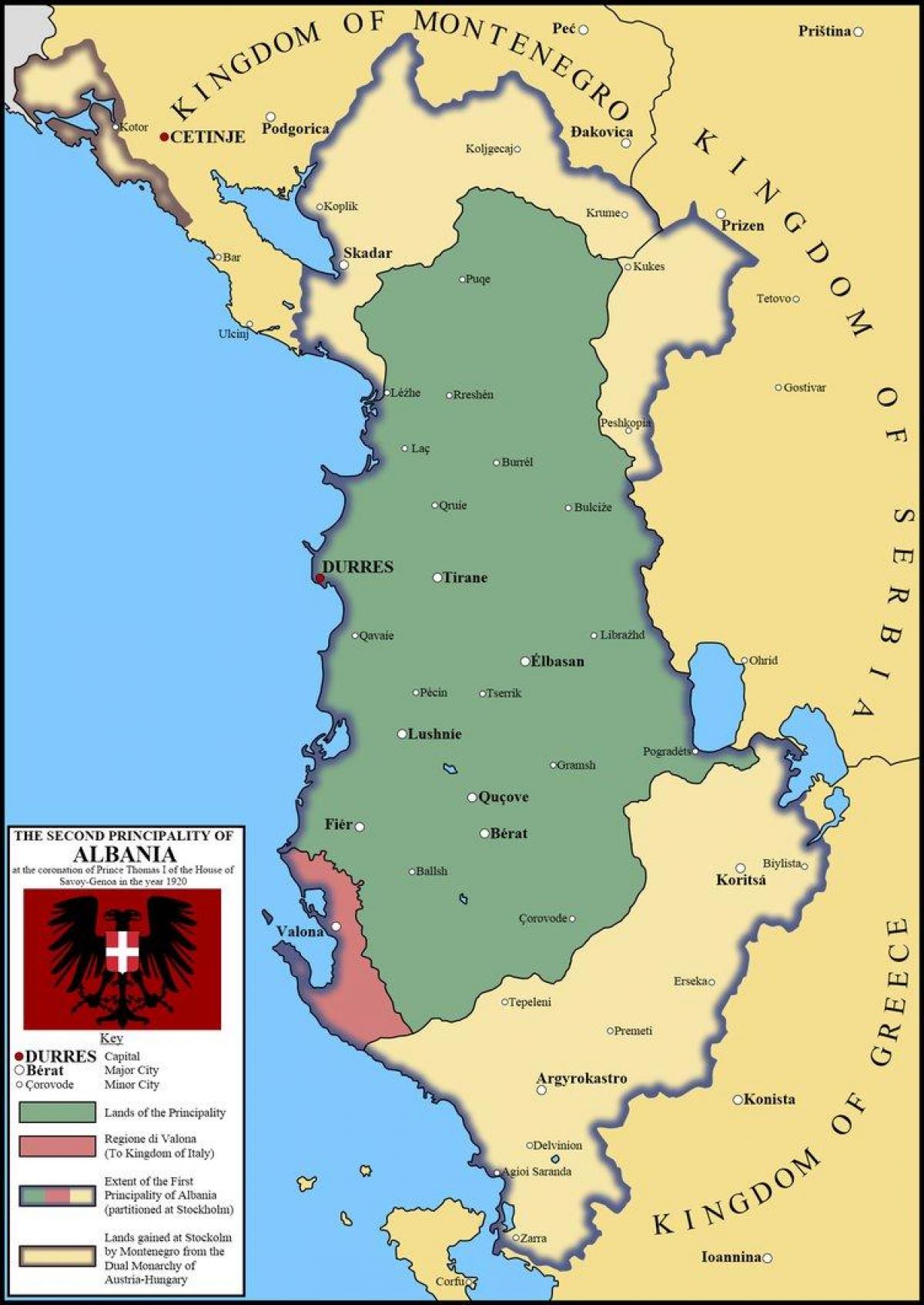 карта дуррес Албания