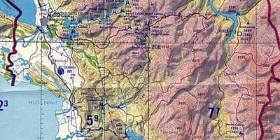 Карта на Албания география