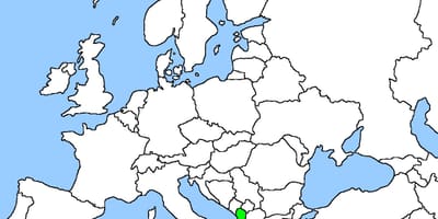 Карта на Албания карта за пътуване 