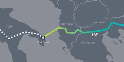 Карта докоснете Албания